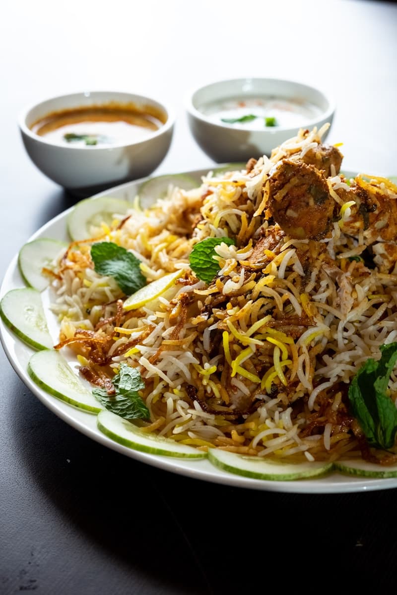 Fresh Punjabi thali
